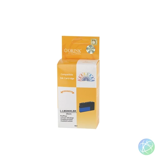 Lexmark 200XL tintapatron black ORINK