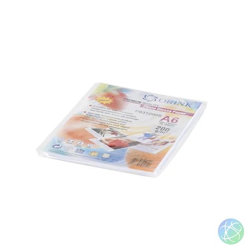 Fotópapír Pp A6, S 200g. 20lap fényes Orink (P631200S20)