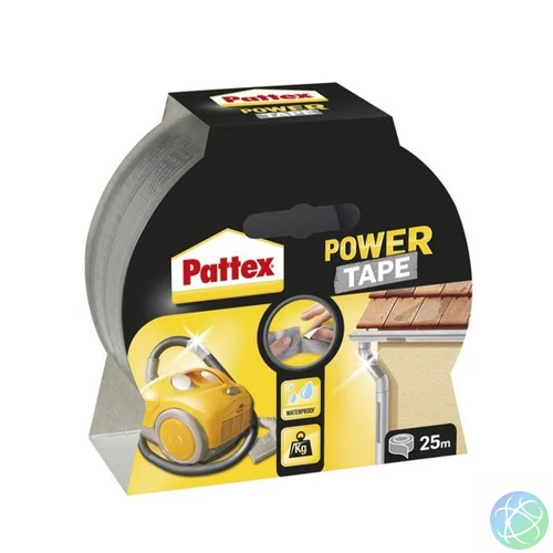 Ragasztószalag 48mmx25m téphető szálerősített Power Tape Pattex ezüst