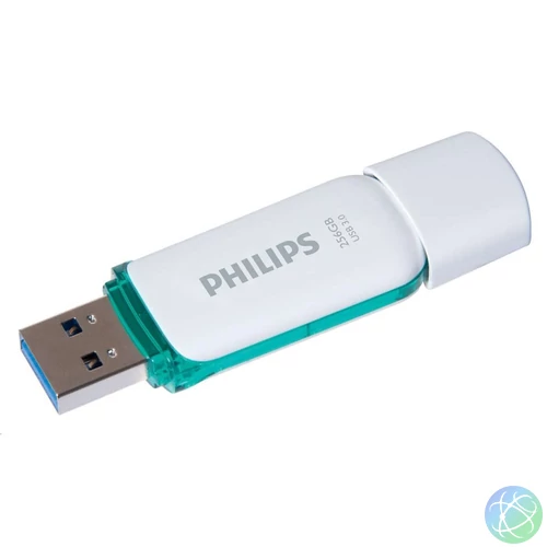 Pendrive USB 3.0 256Gb. Snow Edition Philips fehér-zöld