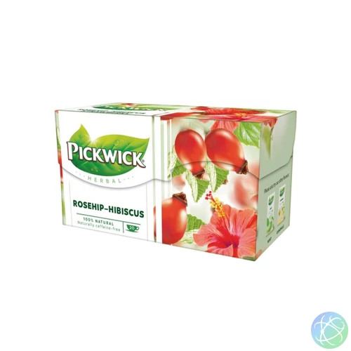 Fekete tea 20x2 g Pickwick csipkebogyó hibiszkusszal