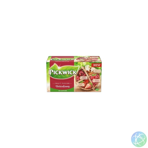 Gyümölcstea 20x2 g PickwickVariációk PIROS meggy, vörösáfonya, alma, eper és málna