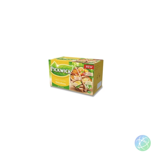 Gyümölcs tea 20x2 g Pickwick Fruit fusion SÁRGA citrom, narancs, mangó, gyömbér-citrom és bodzavirággal