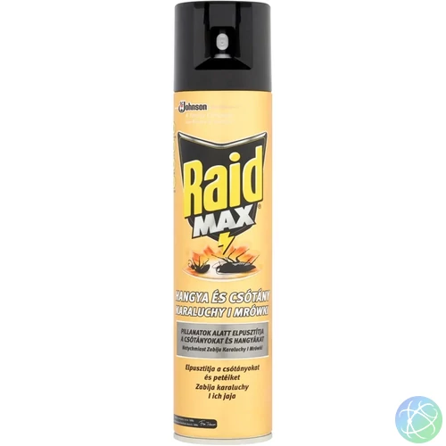 Csótány és hangya írtó aeroszol 400 ml Max Raid