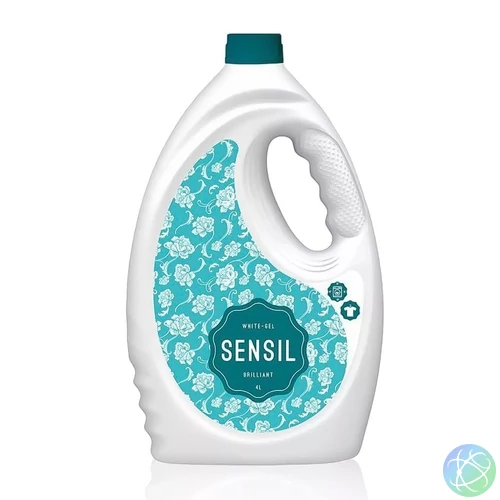 Mosógél 4 liter ( 50 mosás) fehér ruhákohoz Brillant white Sensil