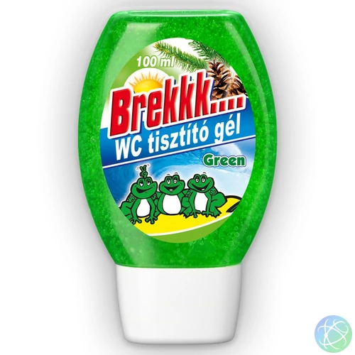 WC tisztító gél utántöltő 100 ml Brekk zöld