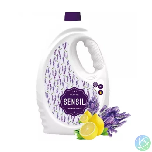 Mosógél 4 liter (50 mosás) fehér és színes ruhákhoz Sensil Levander lemon