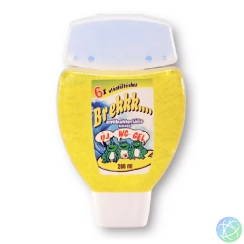 WC illatosító gél 200 ml + kosár Brekk sárga
