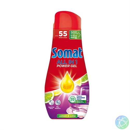 Mosogatógél 990 ml All in One Somat Lemon