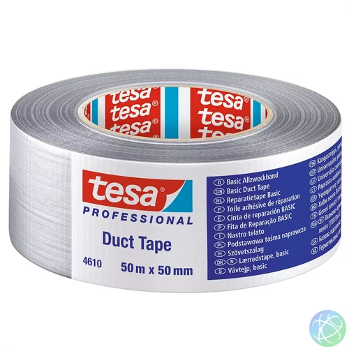 Ragasztószalag 50mmx50m Professional szövetszalag Tesa ezüst