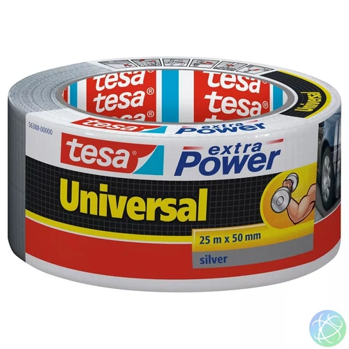 Ragasztószalag 50mmx25m Extra Power szövetszalag Tesa ezüst
