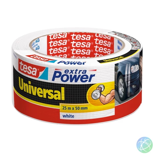 Ragasztószalag 50mmx25m Extra Power szövetszalag Tesa fehér