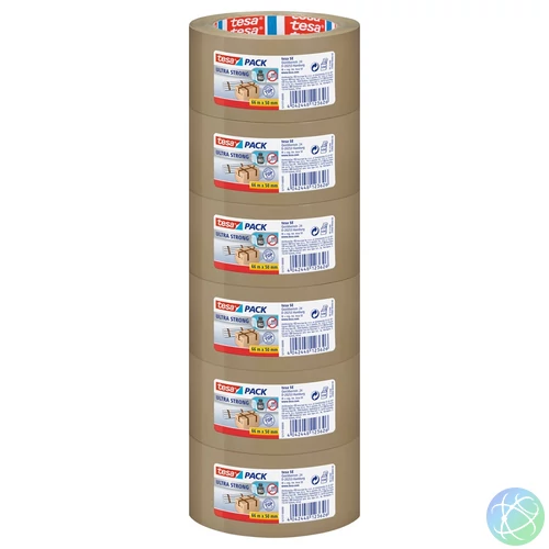 Ragasztószalag 50mmx66m ultra erős, Tesa barna