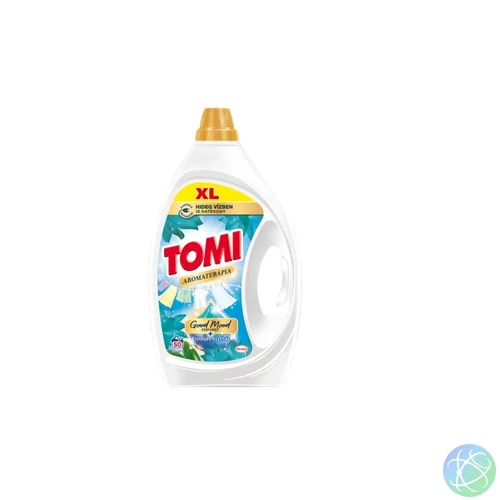 Mosógél 2,25 liter (50 mosás) fehér ruhákhoz Tomi Aromaterápia Lótusz&Mandula