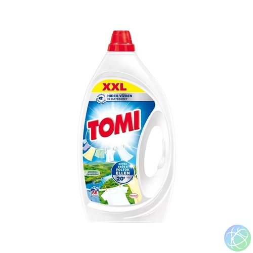 Mosógél 2,97 liter (66 mosás) fehér és világos ruhákhoz Tomi Amazónia