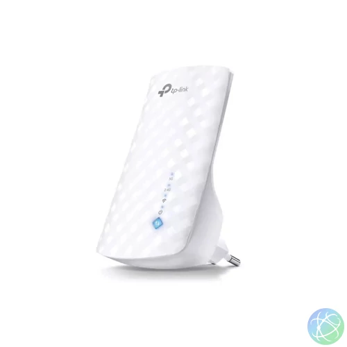 Jelerősítő TP-LINK RANGE EXTENDER fali WiFi (5GHz/433Mbps, 2.4GHz/300Mbps, 3 beépített antenna) fehér