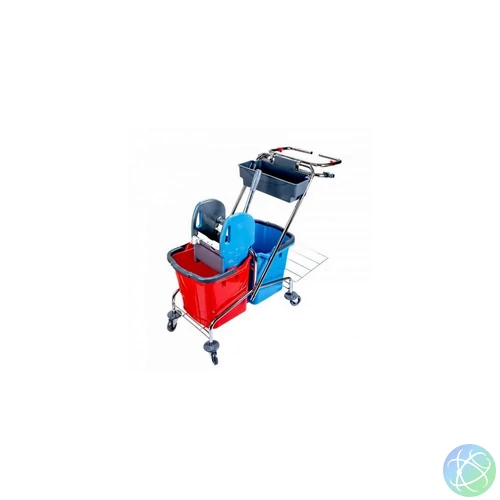 Takarítókocsi króm vázas 2 x 25 liter CK760-T