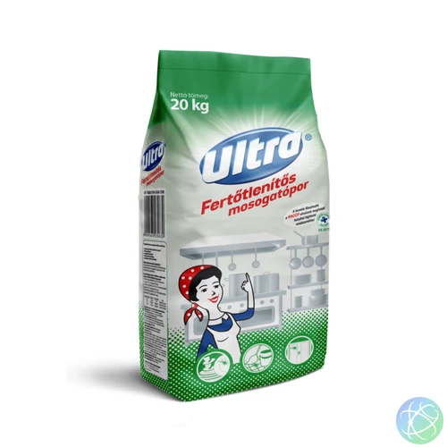 Mosogatópor fertőtlenítő hatással zsákos 20 kg Ultra