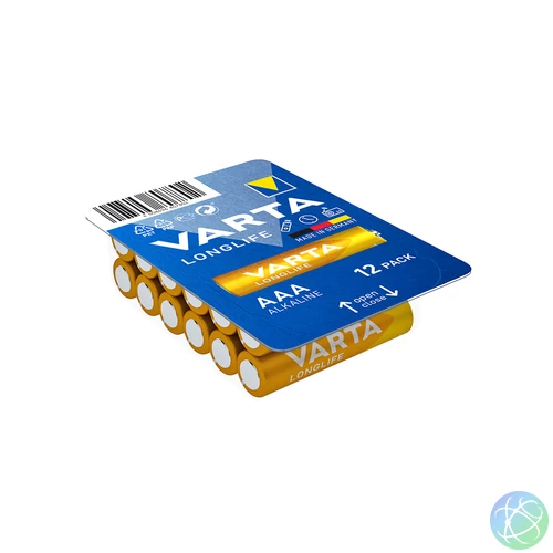 Elem AAA mikro LR03 Longlife BigBox 12 db/csomag, Varta