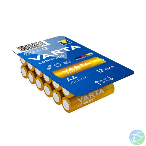 Elem AA ceruza LR06 Longlife BigBox 12 db/csomag, Varta