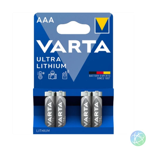 Elem AAA ceruza LR03 4 db/csomag, Varta Ultra Lithium