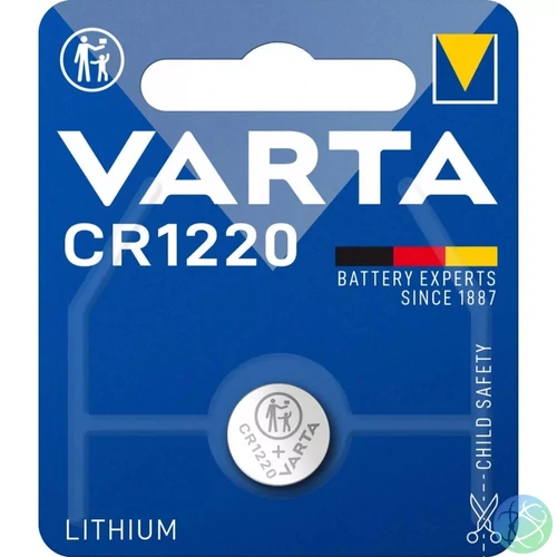 Gombelem CR1220 1 db/csomag, Varta