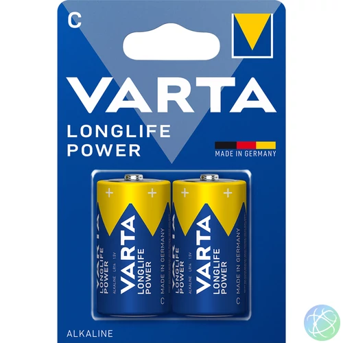 Elem C Baby LR14 Longlife Power 2 db/csomag, Varta