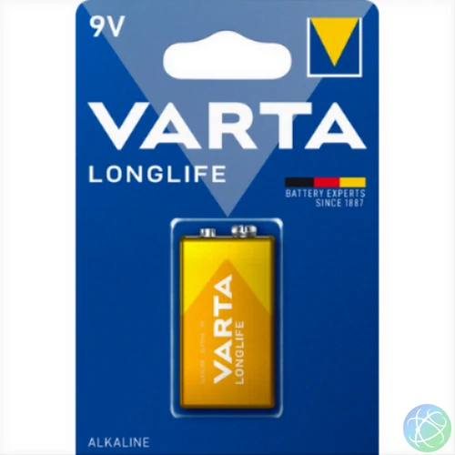 Elem 9V-os 6LR61 E Longlife 1 db/csomag, Varta