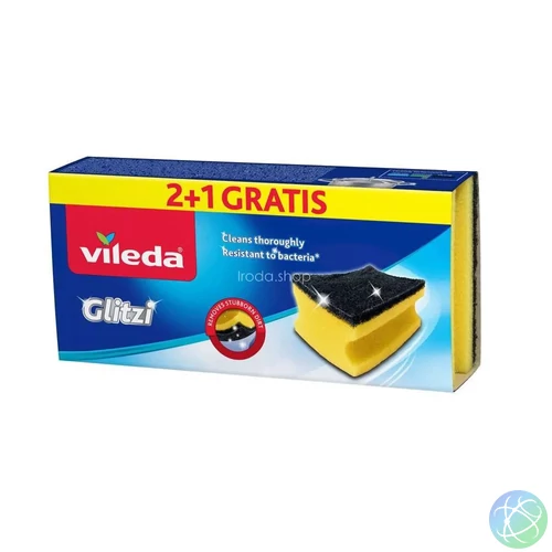 Mosogatószivacs 2+1 gratisz/csomag Vileda Glitzi_F0007A