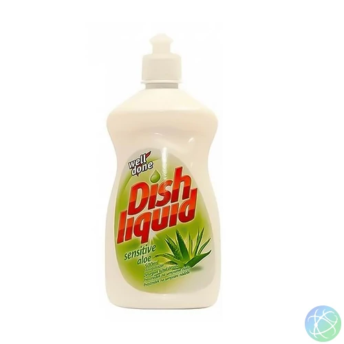 Mosogatószer 500 ml kézi Well Done Sensitive Aloe