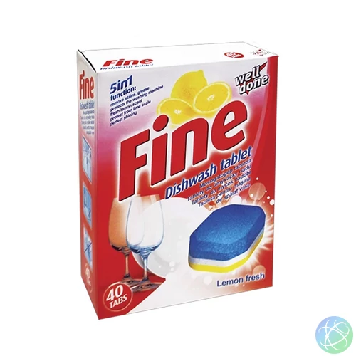 Mosogatógép tabletta 40 x 20 g /doboz Fine 5 in1