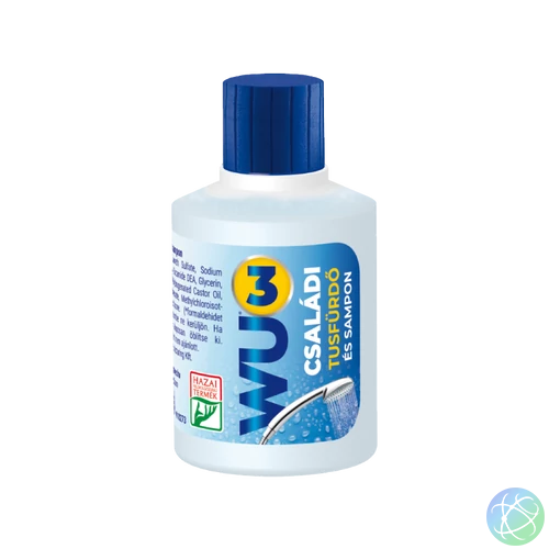 Tusfürdő és sampon 100 ml családi púder illat WU3