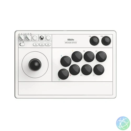 8BitDo Arcade Stick Xbox Series X|S / Xbox One / PC fehér vezeték nélküli kontroller