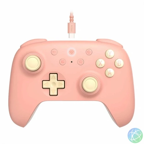 8BitDo Ultimate 2C Wired, PC (Windows), Mobil (Android), 1000Hz, Hall-Effect, barack vezetékes kontroller