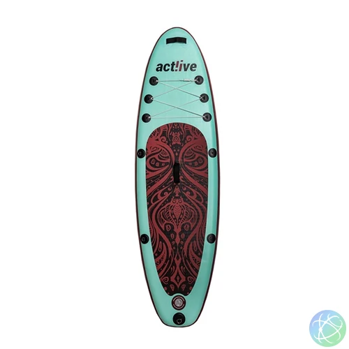 Act!ive SB-001-Kid Ocean City kék-bordó gyerek SUP deszka 250cm, tartozékokkal