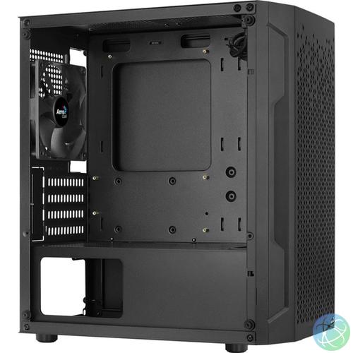 Aerocool Trinity Mini Mesh fekete (táp nélküli) ablakos mATX ház