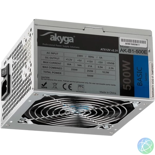 Akyga Basic 500W (AK-B1-500E) tápegység