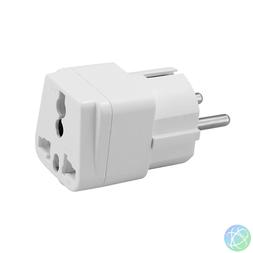 Anco 480103 gyermek védelemmel 250V 10A univerzális utazó adapter
