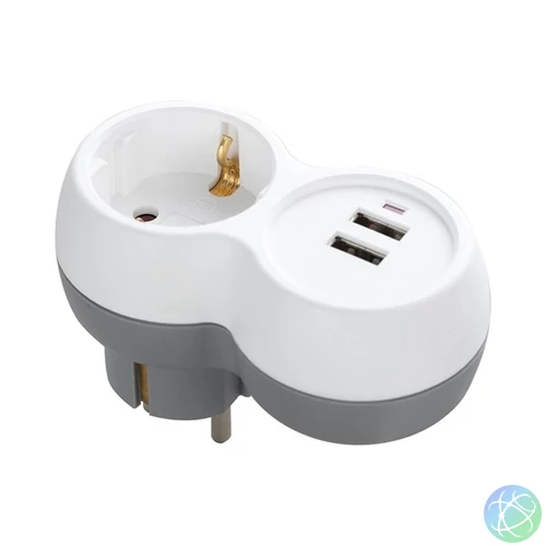 Anco földelt elosztó 2 a usb csatlakozóval