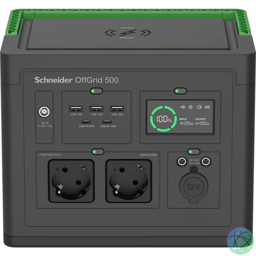 APC PPS500-GR OffGrid 500 517Wh Lítium-ion 230V hordozható akkumulátor állomás