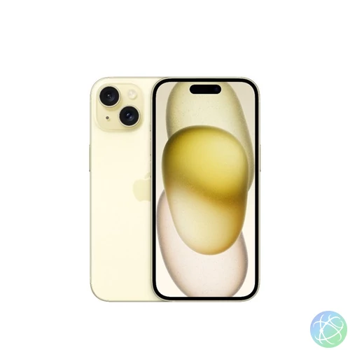 Apple iPhone 15 6,1" 5G 6/128GB sárga okostelefon