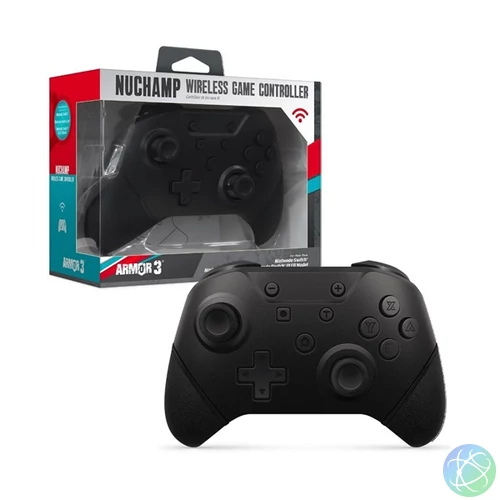 Armor3 M07467-BK NuChamp Nintendo Switch vezeték nélküli fekete kontroller