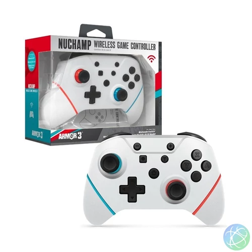 Armor3 M07467-WH NuChamp Nintendo Switch vezeték nélküli fehér kontroller