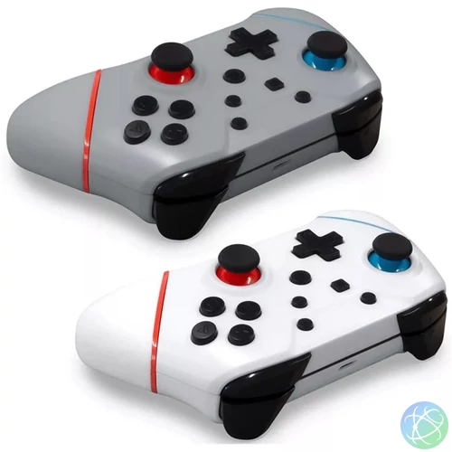 Armor3 M07467-WHWS NuChamp Nintendo Switch vezeték nélküli fehér-ezüst kontroller csomag (2db)