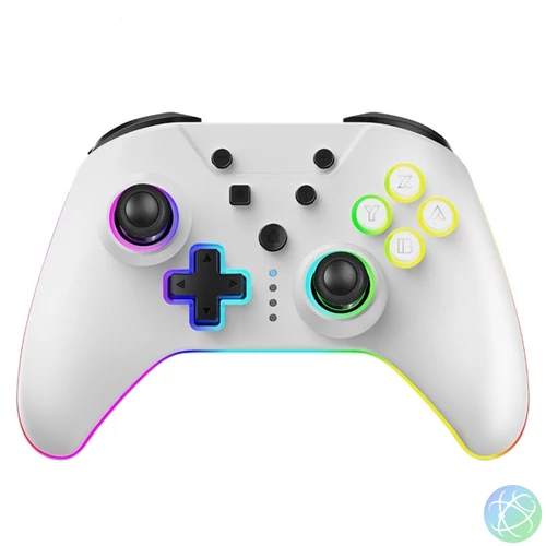 Armor3 M07619-WHHE NuRival Nintendo Switch/OLED vezeték nélküli Hall Effect Stick fehér kontroller
