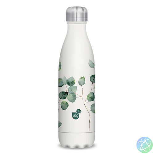Ars Una 500 ml-es Botanic Leaf 24 (5396) duplafalú fémkulacs