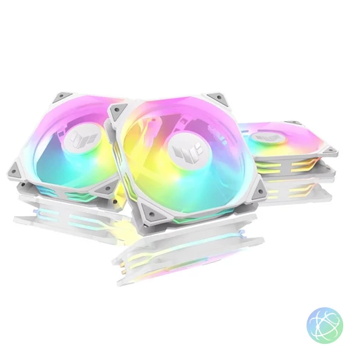 ASUS TUF GAMING TR120 FAN ARGB fehér 3IN1 ventilátor