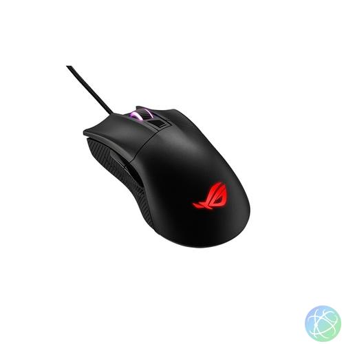ASUS ROG Gladius II Core fekete gamer egér