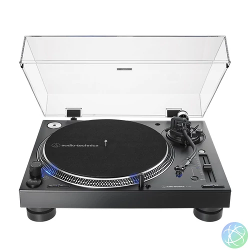 Audio-Technica AT-LP140XPBKEUK közvetlen hajtású professzionális fekete bakelit lemezjátszó