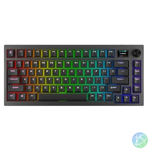 AVAX GM02 PRO 75% HUN Gasket RGB tri-mode mechanikus (Gateron sárga switch) billentyűzet